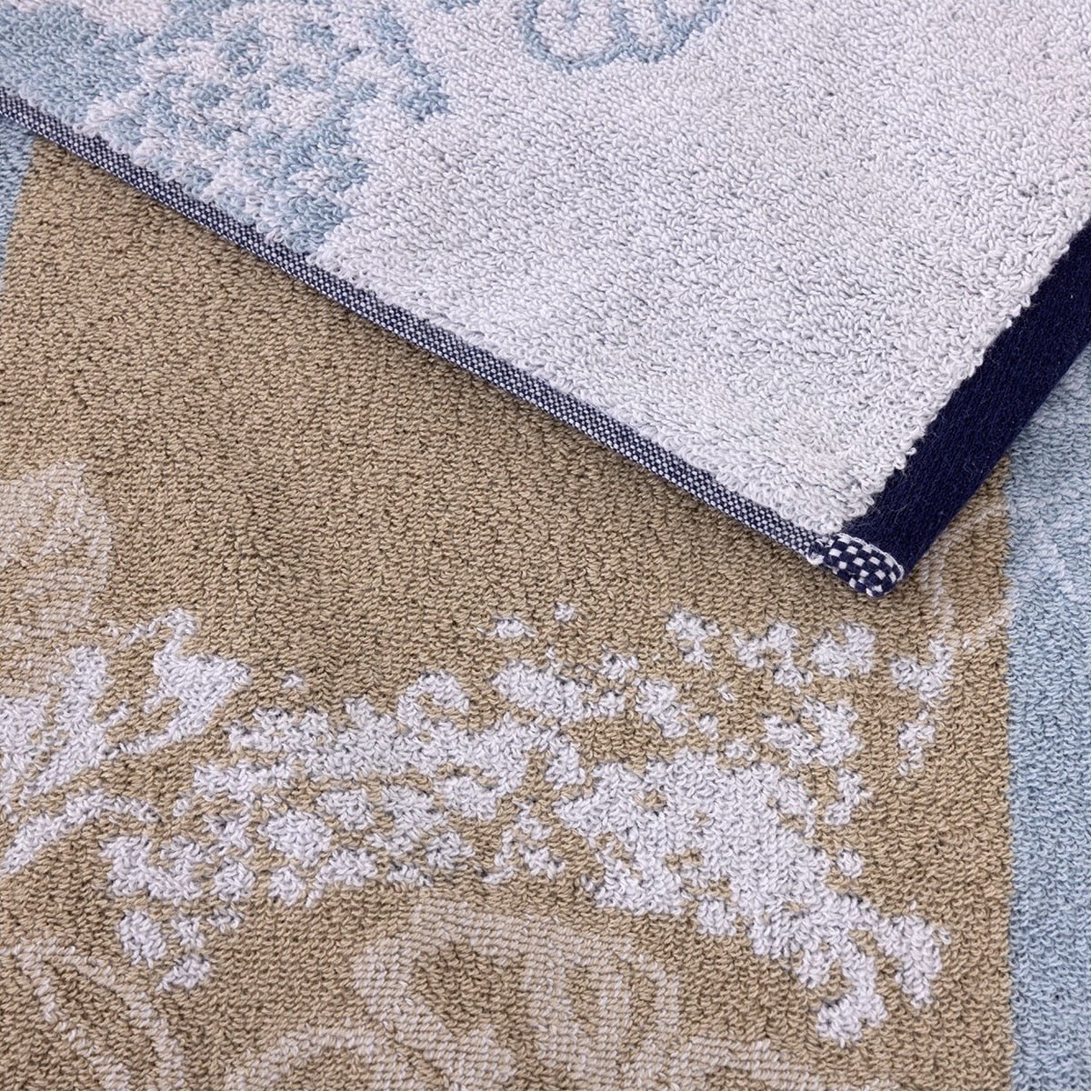 Organic Bath Linens Detail - Yves Delorme Eclipses Towels at Fig Linens and Home 2