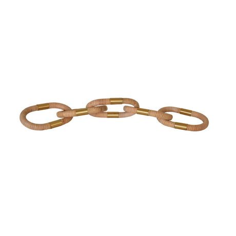 Otto Decorative Chain Angle View by Worlds Away at Fig Linens and Home
