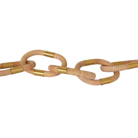 Otto Decorative Chain Detail View by Worlds Away at Fig Linens and Home