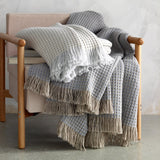 Matouk Throw Blankets in 100% Cashmere - Cleo Oversized Throws at Fig Linens and Home 2