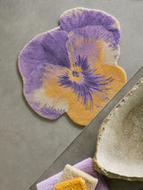 Pansy Bath Rug 35X39 Curcuma 870 by Abyss Habidecor at Fig Linens and Home - View 3