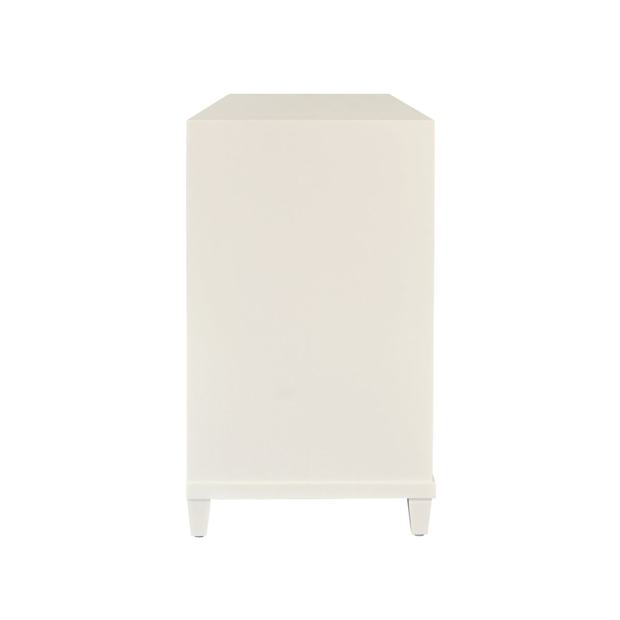 Dresser Side View - Pascal Antique White Dresser by Worlds Away at Fig Linens and Home
