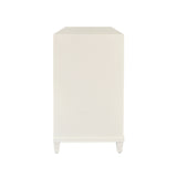 Dresser Side View - Pascal Antique White Dresser by Worlds Away at Fig Linens and Home