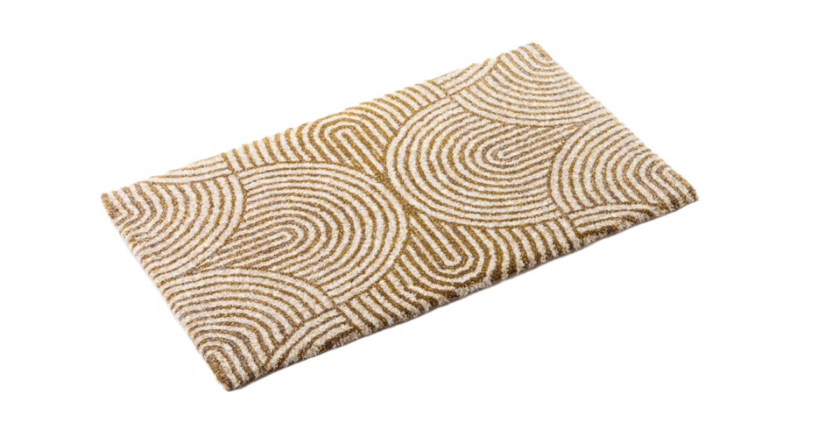 Petal Bath Rug in Linen 770 by Abyss and Habidecor - Bathroom Rug at Fig Linens and home 3 - 23" x 39"