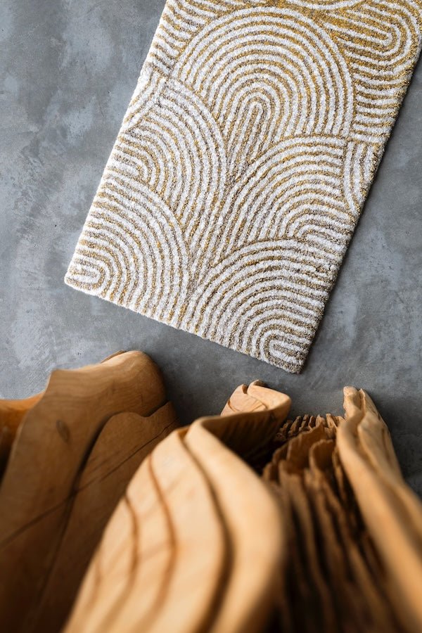 Petal Bath Rug in Linen 770 by Abyss and Habidecor - Bathroom Rug at Fig Linens and home 1 - 23" x 39"