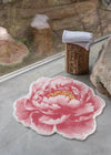 Abyss Bath Rug - Pivoine Flamingo Pink Floor Rug 573 in Bathroom