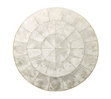 Round Capiz Natural Placemat | Kim Seybert at Fig Linens and Home