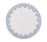 Dream Weaver Placemat in White & Blue by Kim Seybert at Fig Linens and Home