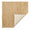 Kim Seybert Vista Placemats Set of 4 in Ivory & Biege by Kim Seybert - Ivory/Beige Placemats Set of 4 - 15"L x 15"W x 0.1"H at FIG LINENS AND HOME - 1