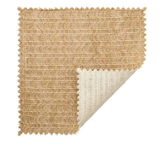 Kim Seybert Vista Placemats Set of 4 in Ivory & Biege by Kim Seybert - Ivory/Beige Placemats Set of 4 - 15"L x 15"W x 0.1"H at FIG LINENS AND HOME - 1