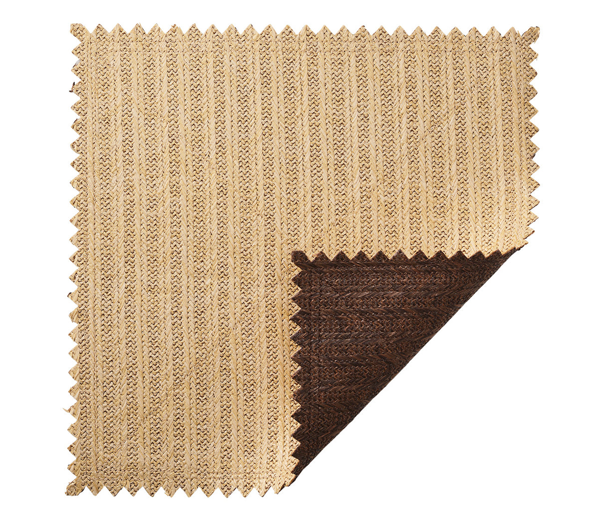 Vista Placemat in Natural Brown Kim Seybert Side 2 at Fig Linens and Home