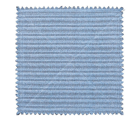 Kim Seybert Vista Placemats Set of 4 in Navy & Periwinkle by Kim Seybert - Navy/Periwinkle Placemats Set of 4 - 15"L x 15"W x 0.1"H at FIG LINENS AND HOME - 4