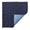 Kim Seybert Vista Placemats Set of 4 in Navy & Periwinkle by Kim Seybert - Navy/Periwinkle Placemats Set of 4 - 15"L x 15"W x 0.1"H at FIG LINENS AND HOME - 1