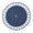 Kim Seybert Alfresco Placemats Set of 4 in Blue by Kim Seybert - Blue Placemats Set of 4 - 15"L x 15"W x 0.15"H at FIG LINENS AND HOME - 1