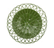 Kim Seybert Alfresco Placemats Set of 4 in Green by Kim Seybert - Green Placemats Set of 4 - 15"L x 15"W x 0.15"H at FIG LINENS AND HOME - 1