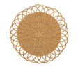 Kim Seybert Alfresco Placemats Set of 4 in Natural by Kim Seybert - Natural Placemats Set of 4 - 15"L x 15"W x 0.15"H at FIG LINENS AND HOME - 1