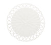 Kim Seybert Alfresco Placemats Set of 4 in White by Kim Seybert - White Placemats Set of 4 - 15"L x 15"W x 0.15"H at FIG LINENS AND HOME - 1
