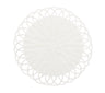 Kim Seybert Alfresco Placemats Set of 4 in White by Kim Seybert - White Placemats Set of 4 - 15"L x 15"W x 0.15"H at FIG LINENS AND HOME - 1