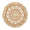Kim Seybert Casbah Placemat in Natural & Brown Set of 4 by Kim Seybert - Natural/Brown Placemats Set of 4 - 15"L x 15"W x 0.5"H at FIG LINENS AND HOME - 1