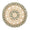 Kim Seybert Casbah Placemat in Natural & Green Set of 4 by Kim Seybert - Natural/Green Placemat Set of 4 - 15"L x 15"W x 0.5"H at FIG LINENS AND HOME - 1