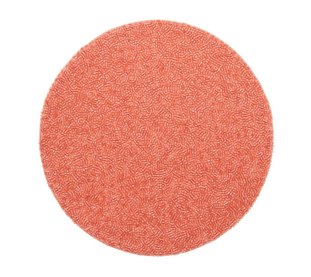 Coral Placemat - Perennial Coral Placemats Set of 4 - Kim Seybert at Fig Linens and Home 1