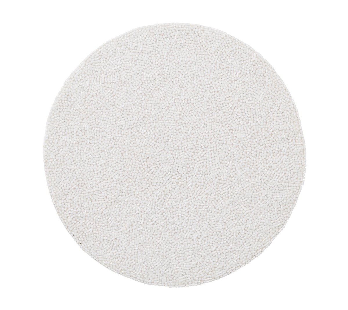 White Placemat - Perennial White Placemats Set of 4 - Kim Seybert at Fig Linens and Home 1