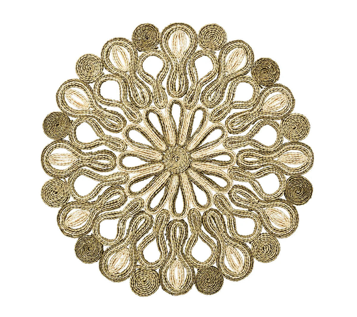 Marisol Ivory/Sage Placemat | Kim Seybert at Fig Linens and Home