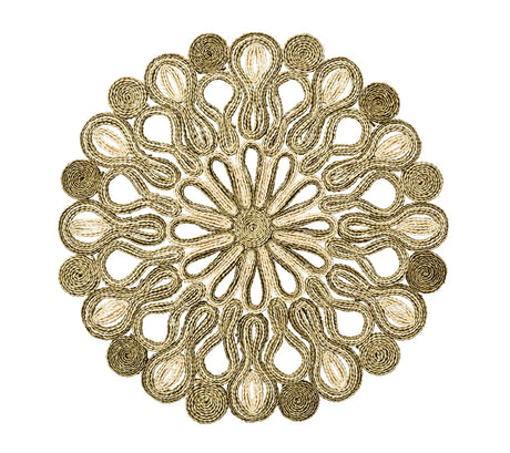 Marisol Ivory/Sage Placemat | Kim Seybert at Fig Linens and Home