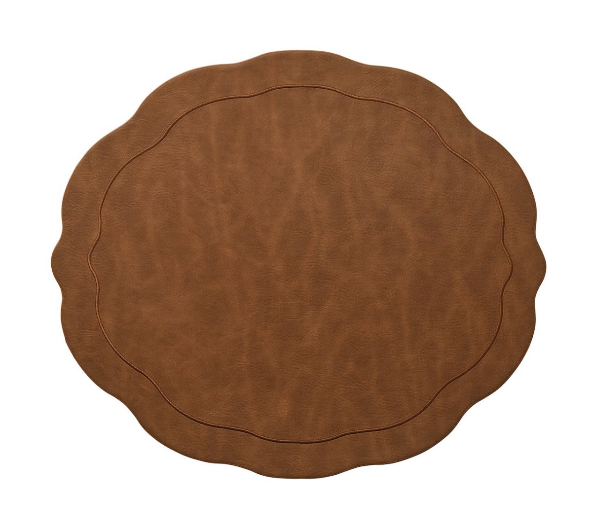 Kim Seybert Tailored Placemat in Brown Set of 4 by Kim Seybert - BROWN 17.25"L x 15"W x 0.1"H Placemat - Set of 4 at FIG LINENS AND HOME - 2