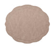 Kim Seybert Tailored Placemat in Taupe Set of 4 by Kim Seybert - TAUPE 17.25"L x 15"W x 0.1"H Placemat - Set of 4 at FIG LINENS AND HOME - 2