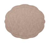 Kim Seybert Tailored Placemat in Taupe Set of 4 by Kim Seybert - TAUPE 17.25"L x 15"W x 0.1"H Placemat - Set of 4 at FIG LINENS AND HOME - 2