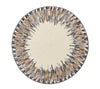 Diadem Placemat in Ivory & Blue, Set of 2 Kim Seybert at Fig Linens and Home