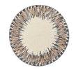 Diadem Placemat in Ivory & Blue, Set of 2 Kim Seybert at Fig Linens and Home