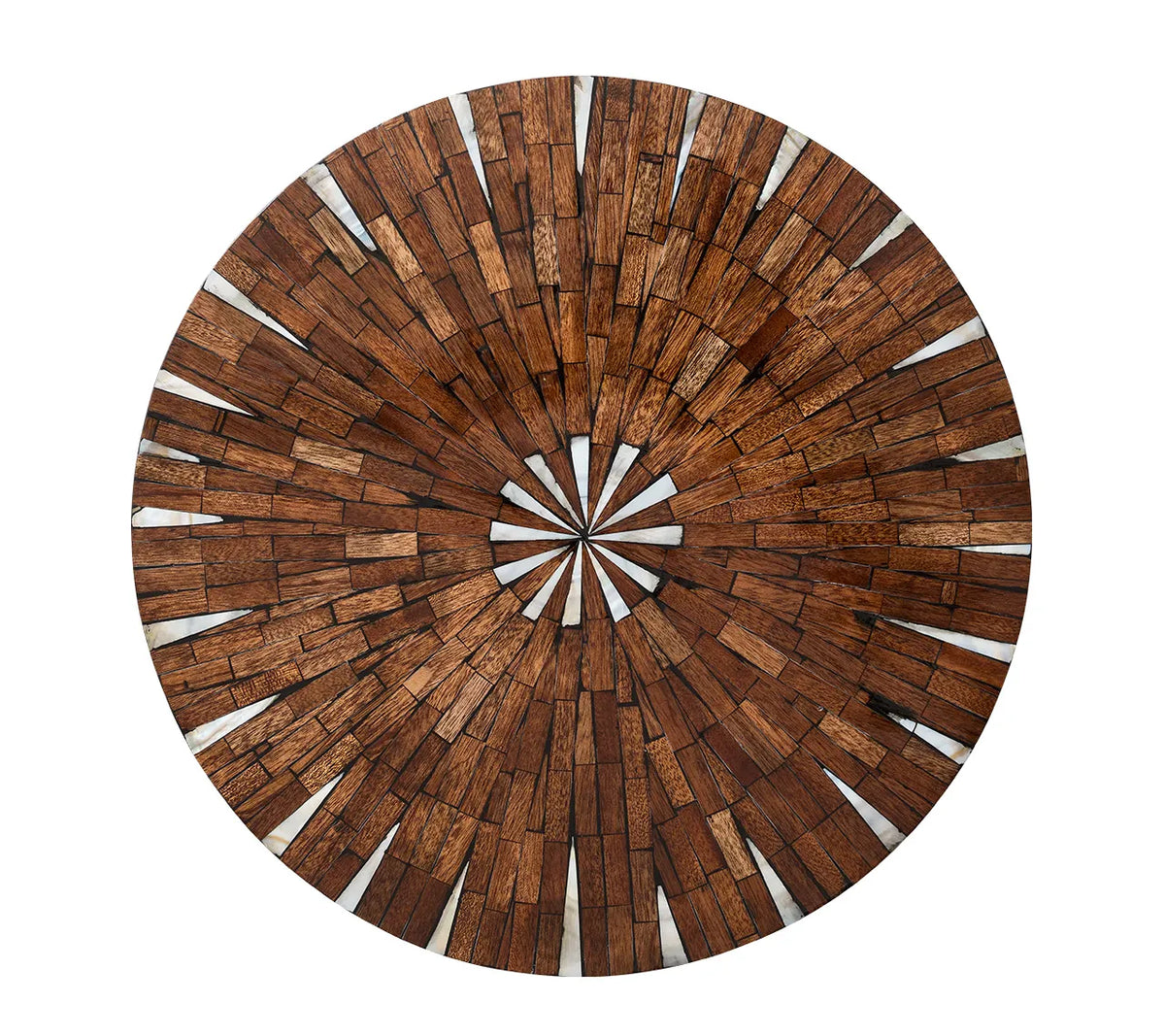 Halo Brown/White Placemat | Kim Seybert at Fig Linens and Home