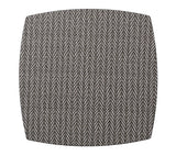 Twill Black/White Placemat | Kim Seybert at Fig Linens and Home