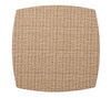 Twill Brown/White Placemat | Kim Seybert at Fig Linens and Home