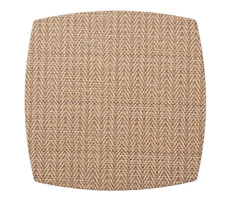 Twill Brown/White Placemat | Kim Seybert at Fig Linens and Home