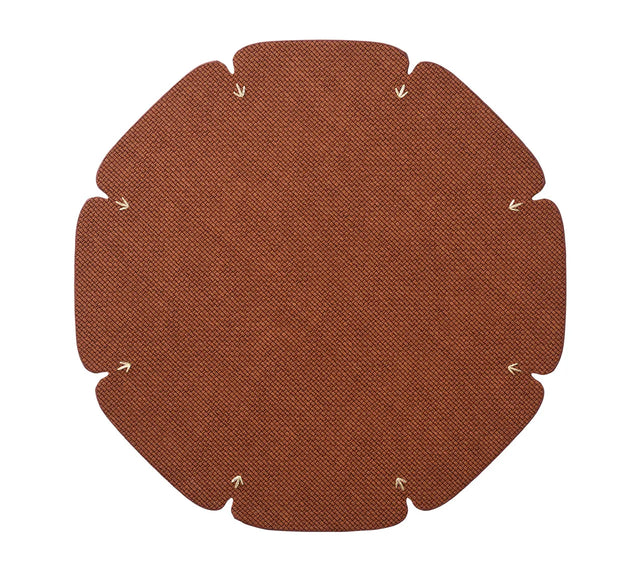Divot Brown Placemat | Kim Seybert at Fig Linens and Home
