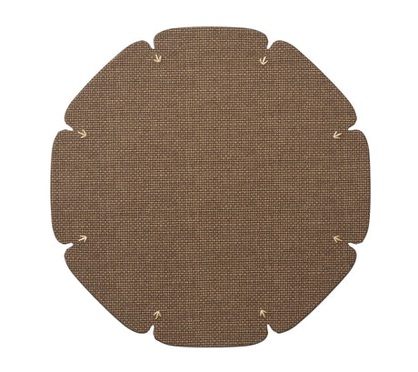 Divot Umber Placemat | Kim Seybert at Fig Linens and Home