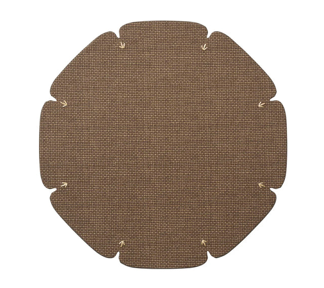 Divot Umber Placemat | Kim Seybert at Fig Linens and Home