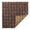 Boucle Brown/Multi Placemat | Kim Seybert at Fig Linens and Home