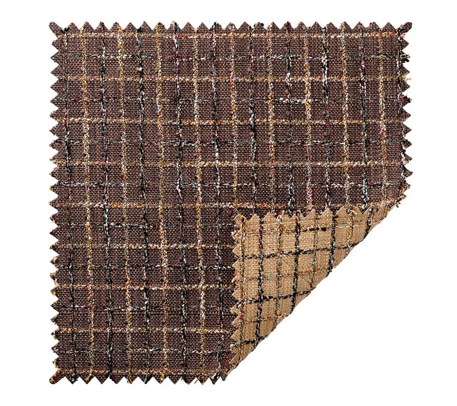 Boucle Brown/Multi Placemat | Kim Seybert at Fig Linens and Home