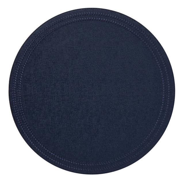 Paloma Navy Placemat | Mode Living at Fig Linens and Home