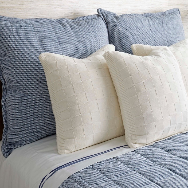 Ann Gish Bedding - Panama Coverlets in Marine by Ann Gish at Fig Linens and Home