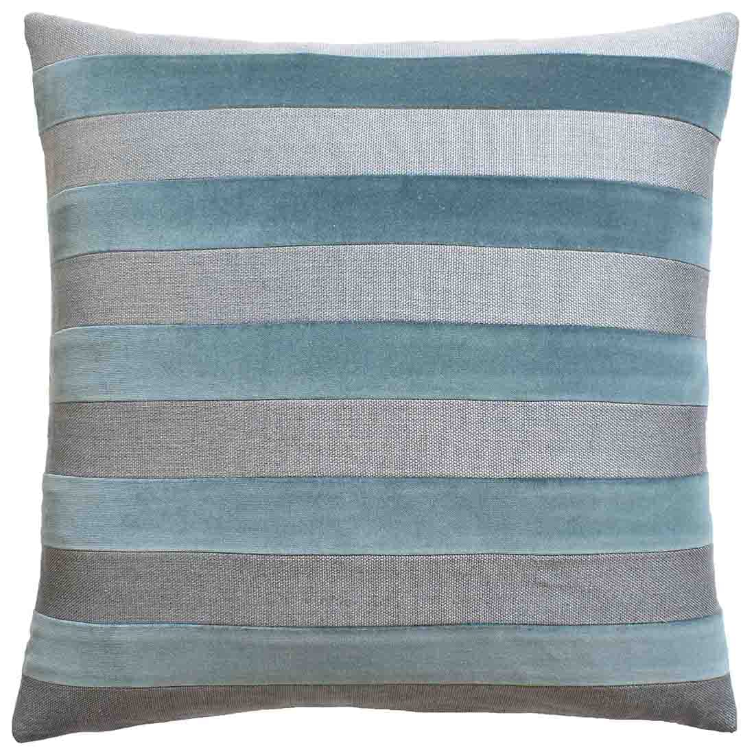 Parker Stripe Storm - Throw Pillow by Ryan Studio
