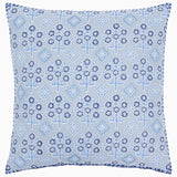 Aanan Light Indigo Pillow by John Robshaw at Fig Linens and Home - 1