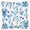 Amaya Light Indigo Pillow by John Robshaw at Fig Linens and Home - 1