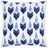 Chetana Indigo Pillow by John Robshaw at Fig Linens and Home - 1