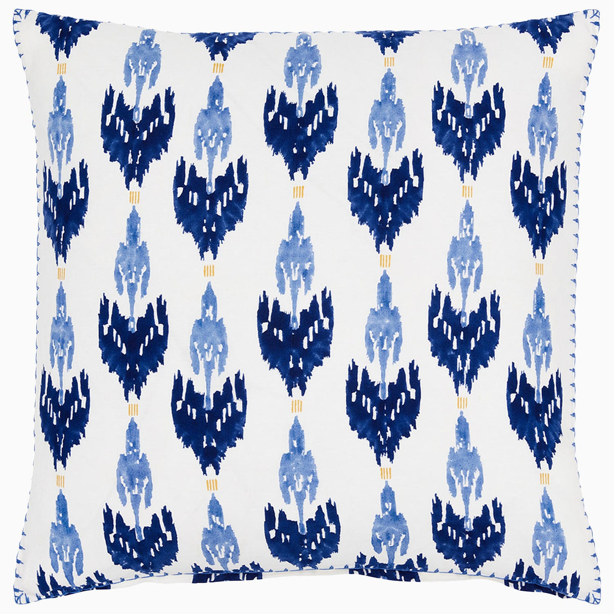 Chetana Indigo Pillow by John Robshaw at Fig Linens and Home - 1
