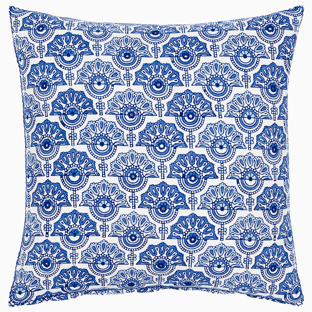 Divisha Indigo Pillow by John Robshaw at Fig Linens and Home - 1